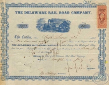 Junction and Breakwater Railroad Co. $1000, 1899 год.