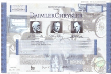 Daimler-Chrysler AG. Акция, 2003год.